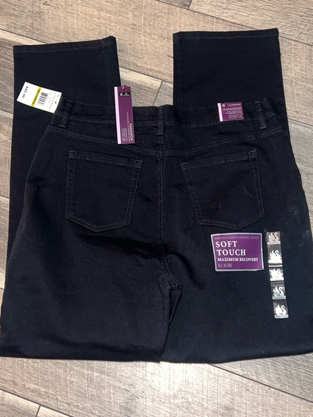 Gloria Vanderbilt Soft Touch Black Women’s Jeans -